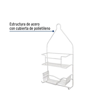 Organizador de regadera Truper