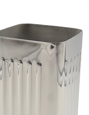 Vaso de baño Kikkerland Berlin de acero inoxidable