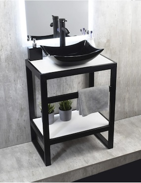 Mueble para baño Esatto de melamina armable