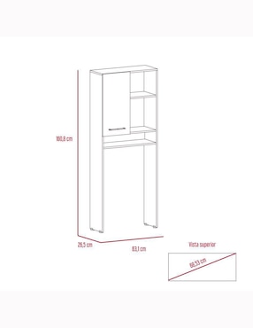 Mueble para baño Excelsior Shangai de melamina armable