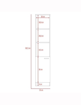 Mueble para baño Excelsior Bath de melamina armable