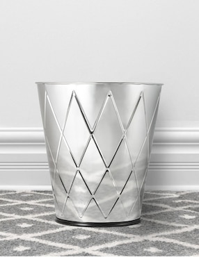 Bote de basura Amg Bath Collection de acero inoxidable
