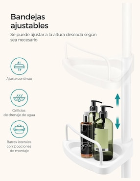 Organizador de baño Songmics Ajustable