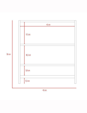 Mueble para baño Excelsior Deko de melamina armable