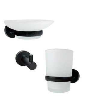 Set accesorios Metalflu 7695 de acero inoxidable 6 piezas