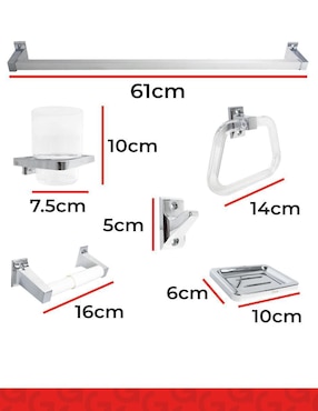 Set accesorios Dica 4200TS 6 piezas