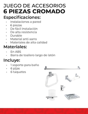 Set accesorios Dica 4200TS 6 piezas