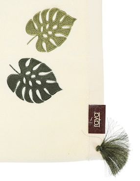 Toalla para manos Raya Leaves de algodón
