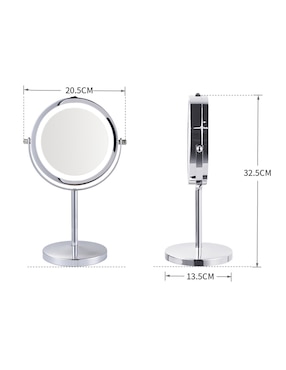 Espejo redondo Heuman Brand Ringlight