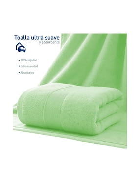 Set toalla para baño Bluelander de algodón