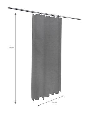 Cortina de baño Bergdoff Home