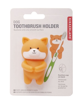Porta cepillo de dientes Kikkerland hogar 1 compartimento