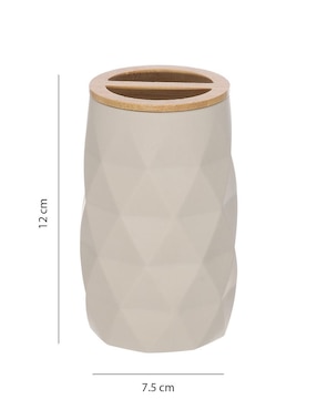 Vaso de baño Namaro Design de bambú