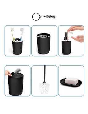 Juego de accesorios para baño 7 piezas