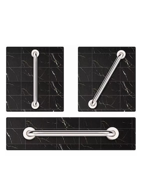 Juego de accesorios para baño Genérica de acero inoxidable 2 piezas