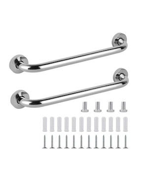 Juego de accesorios para baño Genérica de acero inoxidable 2 piezas