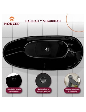 Tina Houzer de fibra de vidrio