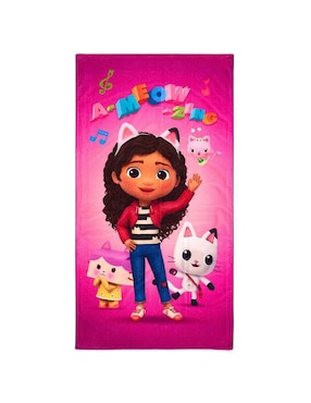 Toalla para baño Providencia Friends Gabby's Dollhouse de microfibra