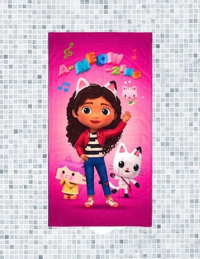 Toalla para baño Providencia Friends Gabby's Dollhouse de microfibra