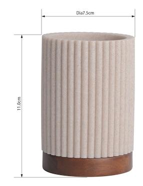 Vaso de baño Haus de poliresina