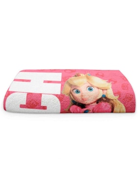 Toalla para baño Providencia princesa Peach de microfibra
