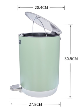Bote de basura Haus Diane de metal
