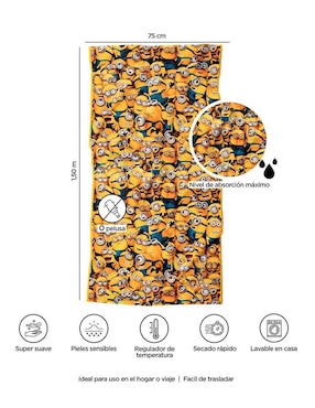 Toalla para baño Providencia Premium 75x147 cm Together Minions