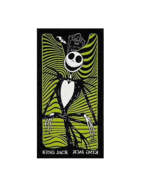 Toalla para baño Providencia Premium Jack Skellington de microfibra