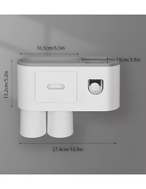 Porta cepillo de dientes Wünd 8 compartimentos