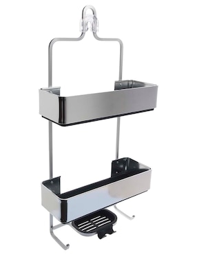 Organizador de baño Heuman Brand Chrome