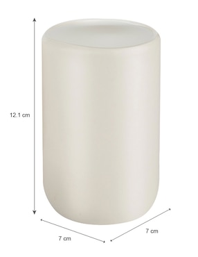 Vaso de baño Hut Bergdoff Home de cerámica