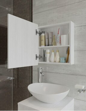 Mueble para baño Maderkit Niki de melamina armable