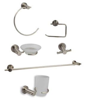 Juego De Accesorios Para Baño CNX Baño De Metal 6 Piezas