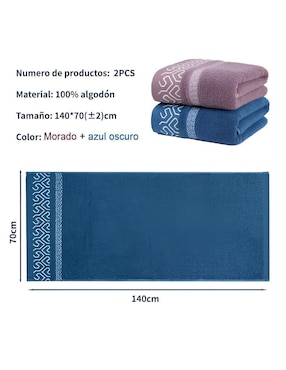 Set de toallas Wünd de algodón