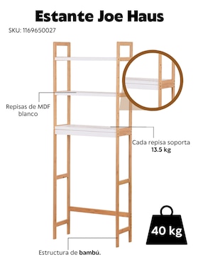 Estante para WC de bambú Haus Joe LA-S24101
