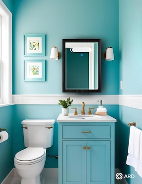 Mueble para baño Ard Glanz Led Cabinet de MDF