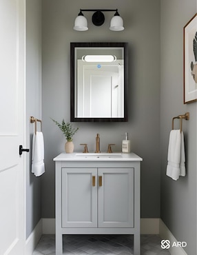 Mueble para baño Ard Glanz Led Cabinet de MDF