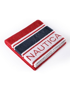 Toalla Nautica Shorefront Scarlet algodón adulto