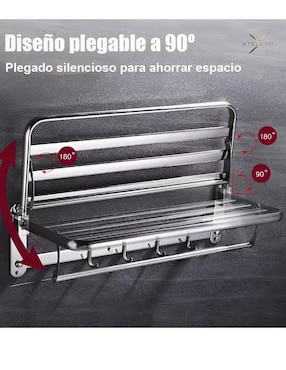 Toallero de baño Xtellar de acero inoxidable