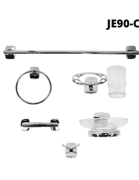 Juego de accesorios para baño Rugo 6 piezas