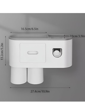 Porta cepillo de dientes Xtellar 5 compartimentos