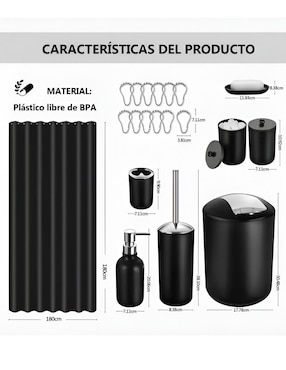 Cortina de baño Xtellar