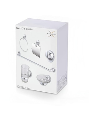 Toallero de baño Xtellar de acero inoxidable