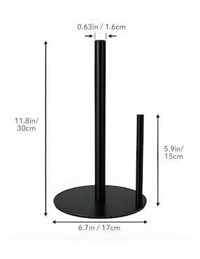 Portarrollos de acero inoxidable Xtellar xtllar1548 1 rollo