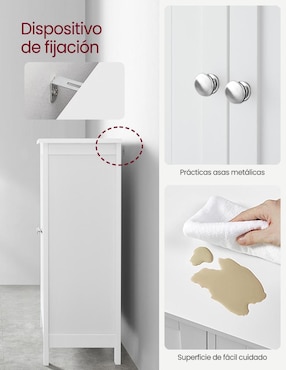 Mueble para baño Vasagle Helan de MDF armable