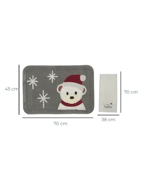 Juego de baño Creativa Seasons navideño