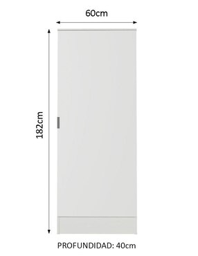 Mueble para baño Madesa de melamina armable