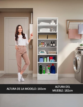 Mueble para baño Madesa de melamina armable