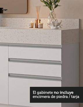 Mueble para baño Madesa de melamina armable