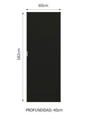 Mueble para baño Madesa de melamina armable